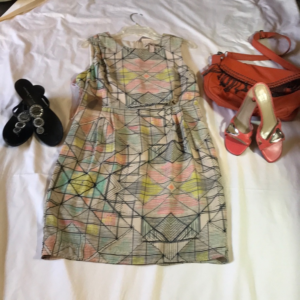 Forever 21 Dress multi color- cute.  Size L